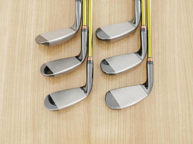Iron set : Tsuruya : ชุดเหล็ก Tsuruya AXEL Gold Premium IV (รุ่นปี 2021 ของใหม่ 7 หมื่นกว่าบาท หน้าเด้งสุดๆ ไกลสุดๆๆ) มีเหล็ก 7-Pw,Aw,As (6 ชิ้น) ก้านกราไฟต์ Flex R (Light Weight)