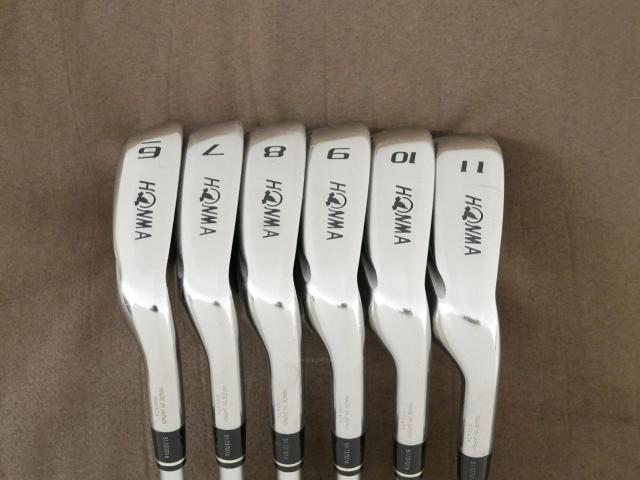 Iron set : Honma : ชุดเหล็ก Honma Bezeal 525 (ออกปี 2016 รุ่นนี้ใบใหญ่ที่สุดของ Honma) มีเหล็ก 6-11 (6 ชิ้น) ก้านกราไฟต์ Honma Vizard 48 Flex R