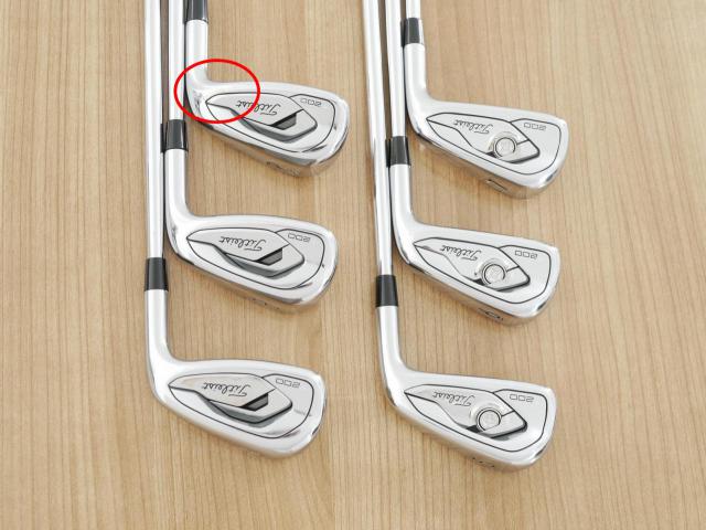 Iron set : Titleist : **มีตำหนิ** ชุดเหล็ก Titleist T200 (รุ่นปี 2020) มีเหล็ก 5-Pw (6 ชิ้น) ก้านเหล็ก Dynamic Gold 120 VSS S200