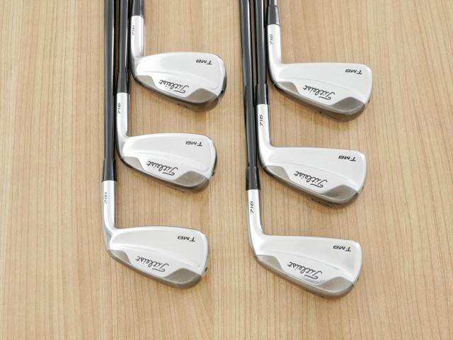 Iron set : Titleist : ชุดเหล็ก Titleist 716 T-MB Forged (ออกปี 2016) มีเหล็ก 5-Pw (6 ชิ้น) ก้านกราไฟต์ Mitsubishi TENSEI AM2 Flex R