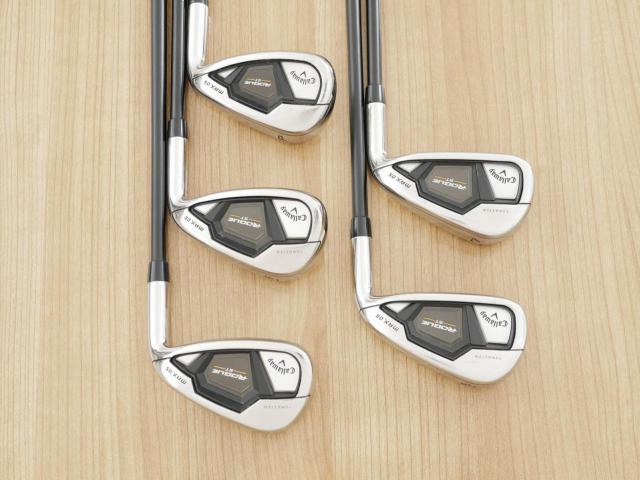 Iron set : Callaway : ชุดเหล็ก Callaway Rogue ST Max OS (ออกปี 2022 ตีง่ายสุดๆ ไกลสุดๆ) มีเหล็ก 6-Pw (5 ชิ้น) ก้านกราไฟต์ Fujikura VENTUS 5 Flex R