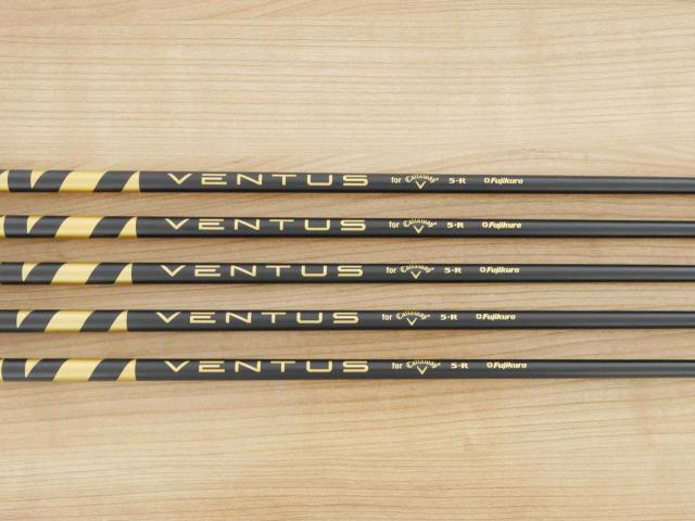 Iron set : Callaway : ชุดเหล็ก Callaway Rogue ST Max OS (ออกปี 2022 ตีง่ายสุดๆ ไกลสุดๆ) มีเหล็ก 6-Pw (5 ชิ้น) ก้านกราไฟต์ Fujikura VENTUS 5 Flex R