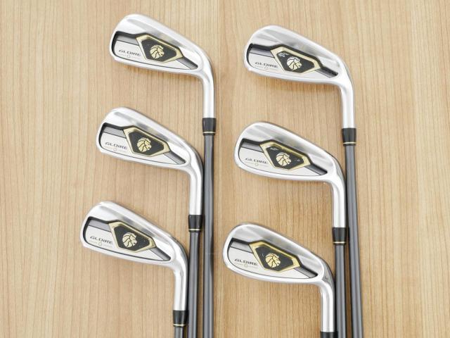 Iron set : Taylormade : ชุดเหล็ก Taylormade Gloire G (รุ่นท๊อปสุด ตีไกลมากๆ เหล็ก 7 Loft 26.5 หน้าเด้ง) มีเหล็ก 5-Pw (6 ชิ้น) ก้านกราไฟต์ Flex S