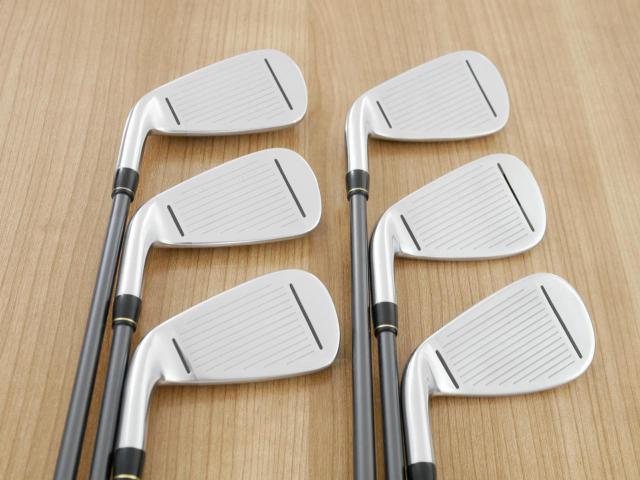 Iron set : Taylormade : ชุดเหล็ก Taylormade Gloire G (รุ่นท๊อปสุด ตีไกลมากๆ เหล็ก 7 Loft 26.5 หน้าเด้ง) มีเหล็ก 5-Pw (6 ชิ้น) ก้านกราไฟต์ Flex S