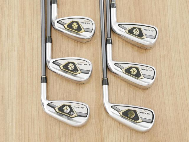 Iron set : Taylormade : ชุดเหล็ก Taylormade Gloire G (รุ่นท๊อปสุด ตีไกลมากๆ เหล็ก 7 Loft 26.5 หน้าเด้ง) มีเหล็ก 5-Pw (6 ชิ้น) ก้านกราไฟต์ Flex S