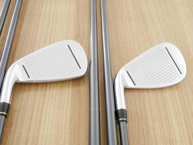 Iron set : Taylormade : ชุดเหล็ก Taylormade Gloire G (รุ่นท๊อปสุด ตีไกลมากๆ เหล็ก 7 Loft 26.5 หน้าเด้ง) มีเหล็ก 5-Pw (6 ชิ้น) ก้านกราไฟต์ Flex S