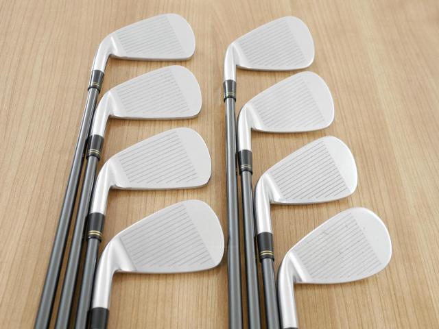 Iron set : Taylormade : ชุดเหล็ก Taylormade Gloire F Forged (รุ่นท๊อปสุด Japan Spec.) มีเหล็ก 5-Pw,Aw,Sw (8 ชิ้น) ก้านกราไฟต์ Fujikura GL 3300 Flex R