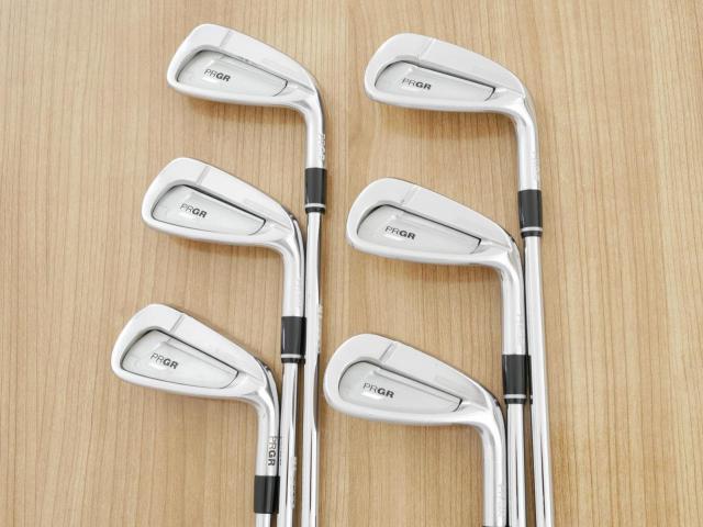 Iron set : PRGR : ชุดเหล็ก PRGR 02 Forged (ปี 2021 นุ่มมาก หายาก) มีเหล็ก 5-Pw (6 ชิ้น) ก้านเหล็ก NS Pro 950 NEO Flex R 