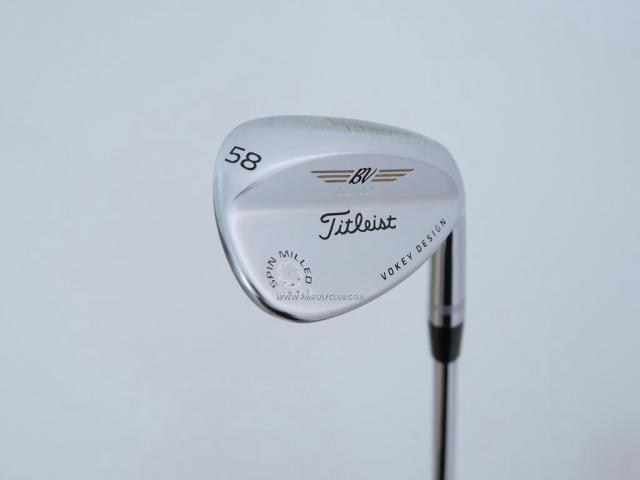 Wedge : Other : Wedge Titleist Vokey SM4 Loft 58 ก้านเหล็ก NS Pro 950 Flex S