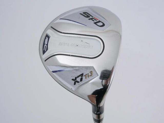 Fairway Wood : ROYAL COLLECTION : หัวไม้ 3 RC (Royal Collection) SFD X7 Ti (ตัว Titanium หายาก) Loft 15 Flex R