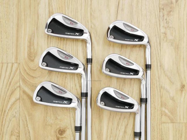 Iron set : Yamaha : ชุดเหล็ก Yamaha Inpres X 460D (หน้า Maraging เด้ง ไกล) มีเหล็ก 5-Pw (6 ชิ้น) ก้านเหล็ก NS Pro 950 Flex R