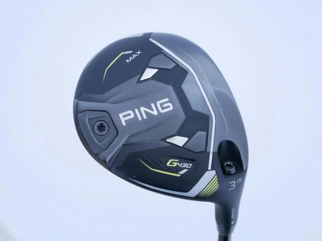 Fairway Wood : Ping : หัวไม้ 3 Ping G430 MAX (รุ่นล่าสุด ปี 2023) Loft 15 ก้าน Ping Alta J CB Flex R
