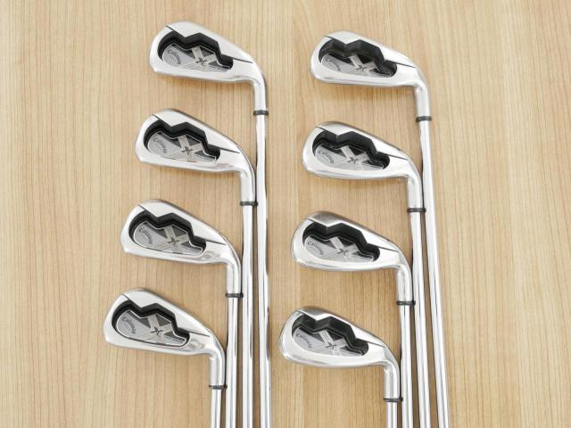 Iron set : Callaway : ชุดเหล็ก Callaway X-18 Pro Series มีเหล็ก 3-Pw (8 ชิ้น) ก้านเหล็ก NS Pro 950 Flex R