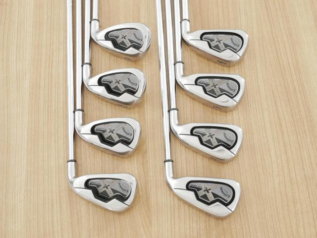 Iron set : Callaway : ชุดเหล็ก Callaway X-18 Pro Series มีเหล็ก 3-Pw (8 ชิ้น) ก้านเหล็ก NS Pro 950 Flex R