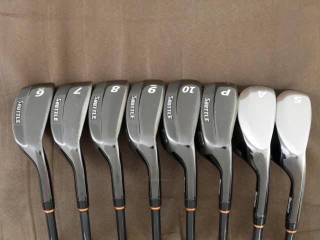 Iron set : Maruman : ชุดเหล็กกระเทย Maruman Shuttle i3000x (ตีง่ายสุดๆ) มีเหล็ก 6-10,Pw,Aw,Sw (8 ชิ้น เทียบเท่า 5-Pw,Aw,Sw) ก้านกราไฟต์ Flex R