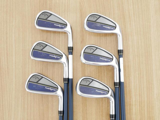 Iron set : Callaway : ชุดเหล็ก Callaway Paradym (รุ่นปี 2023 Japan Spec.) มีเหล็ก 5-Pw (6 ชิ้น) ก้านกราไฟต์ Fujikura VENTUS TR 5 Flex R