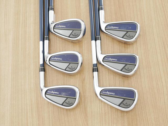 Iron set : Callaway : ชุดเหล็ก Callaway Paradym (รุ่นปี 2023 Japan Spec.) มีเหล็ก 5-Pw (6 ชิ้น) ก้านกราไฟต์ Fujikura VENTUS TR 5 Flex R