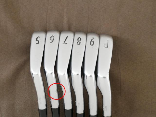 Iron set : Titleist : **มีตำหนิ** ชุดเหล็ก Titleist AP2 712 Forged มีเหล็ก 5-Pw (6 ชิ้น) ก้านเหล็ก Shimada K'S-7001 Flex R