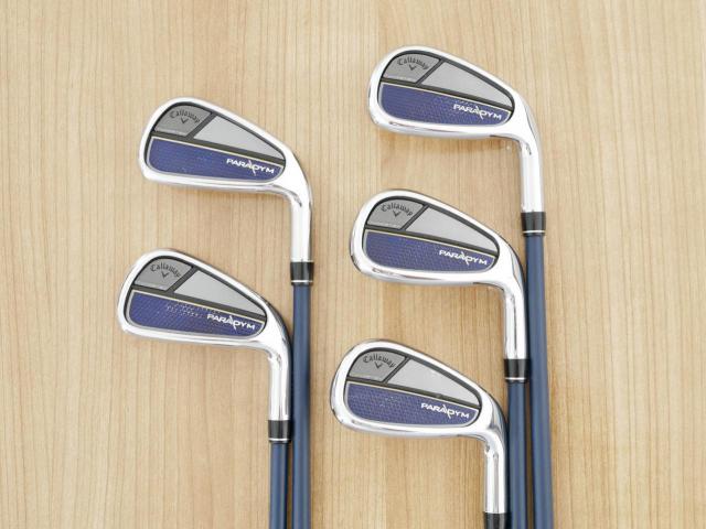 Iron set : Callaway : ชุดเหล็ก Callaway Paradym (รุ่นปี 2023 Japan Spec.) มีเหล็ก 6-Pw (5 ชิ้น) ก้านกราไฟต์ Fujikura VENTUS TR 5 Flex R