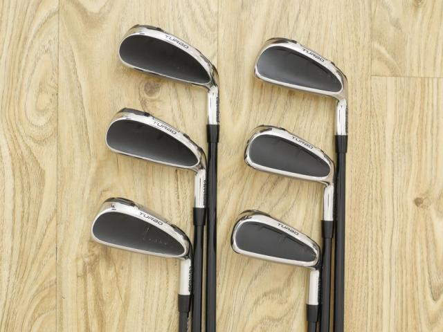 Iron set : Other Brand : ชุดเหล็กกระเทย Cleveland Launcher HB Turbo (รุ่นใหม่ปี 2020 ตีง่ายมากๆ) มีเหล็ก 5-Pw (6 ชิ้น) ก้านกราไฟต์ Miyazaki Flex R