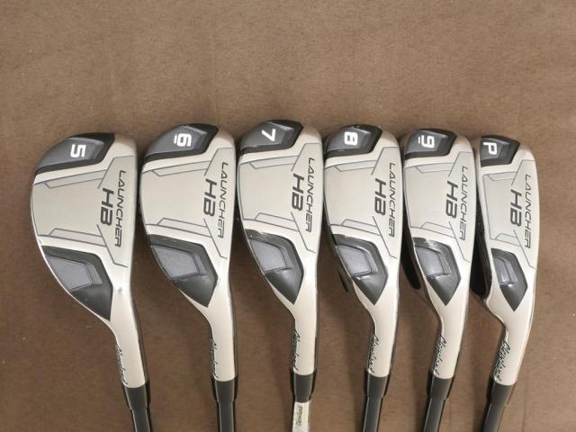 Iron set : Other Brand : ชุดเหล็กกระเทย Cleveland Launcher HB Turbo (รุ่นใหม่ปี 2020 ตีง่ายมากๆ) มีเหล็ก 5-Pw (6 ชิ้น) ก้านกราไฟต์ Miyazaki Flex R