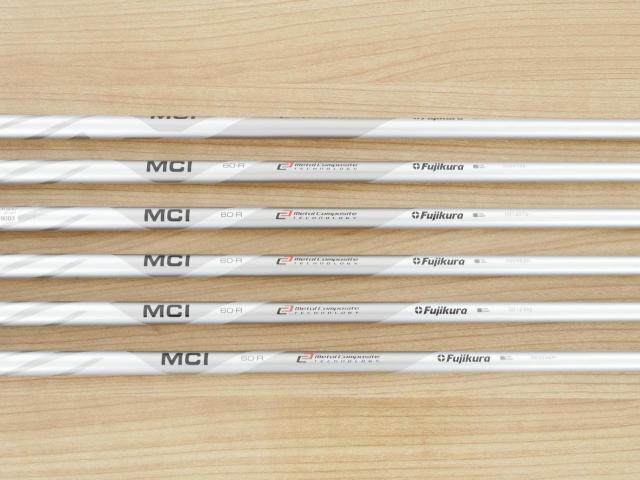 Iron set : Titleist : ชุดเหล็ก Titleist T350 Forged (รุ่นใหม่ล่าสุด ออกปี 2023) มีเหล็ก 6-Pw,48 (6 ชิ้น) ก้านกราไฟต์ Fujikura MCI 60 Flex R