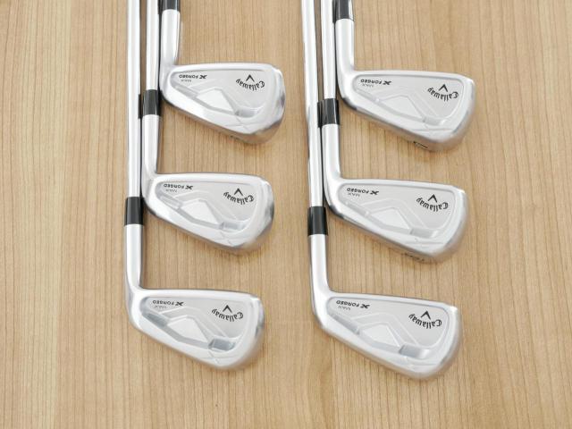 Iron set : Callaway : ชุดเหล็ก Callaway X Forged MAX (รุ่นล่าสุด ออกปี 2025) มีเหล็ก 5-Pw (6 ชิ้น) ก้านเหล็ก NS Pro Modus 105 Flex S