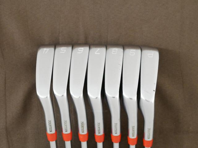 Iron set : Fourteen : ชุดเหล็ก Fourteen TC777 Forged มีเหล็ก 4-Pw (7 ชิ้น) ก้านเหล็ก NS Pro 950 NEO Flex R