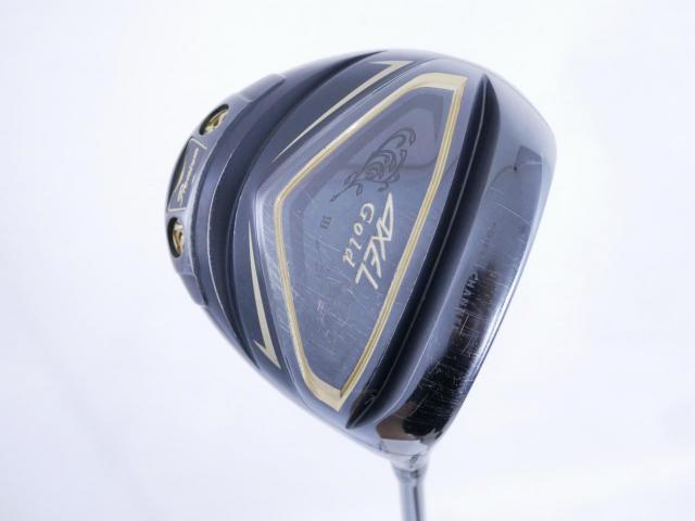 Driver : Tsuruya : Tsuruya AXEL Gold Premium III (รุ่นปี 2019 ตัวท๊อป หน้าเด้งสุดๆ COR 0.86 ของใหม่ 4 หมื่น) Loft 10.5 Flex S