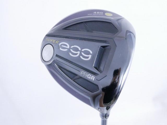 Driver : PRGR : **มีบุบ** ไดรเวอร์ PRGR Super EGG 480cc. (ปี 2021 หน้าเด้งเกินกฏ ตีไกลมาก) Loft 11.5 Flex R2 (M-35)