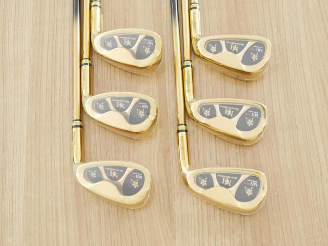 Iron set : Other Brand : **ของใหม่ ยังไม่แกะพลาสติก** ชุดเหล็ก Mutsumi Honma MH777 One Length (ใบใหญ่ ตีง่าย ไกล) มีเหล็ก 5-Pw (6 ชิ้น) ก้านกราไฟต์ Flex R