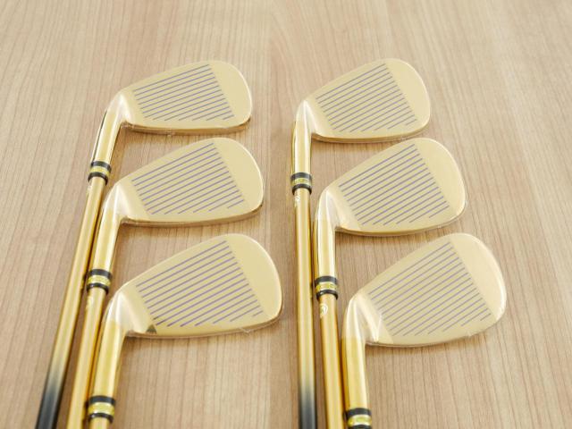 Iron set : Other Brand : **ของใหม่ ยังไม่แกะพลาสติก** ชุดเหล็ก Mutsumi Honma MH777 One Length (ใบใหญ่ ตีง่าย ไกล) มีเหล็ก 5-Pw (6 ชิ้น) ก้านกราไฟต์ Flex R