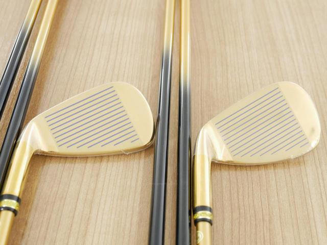 Iron set : Other Brand : **ของใหม่ ยังไม่แกะพลาสติก** ชุดเหล็ก Mutsumi Honma MH777 One Length (ใบใหญ่ ตีง่าย ไกล) มีเหล็ก 5-Pw (6 ชิ้น) ก้านกราไฟต์ Flex R