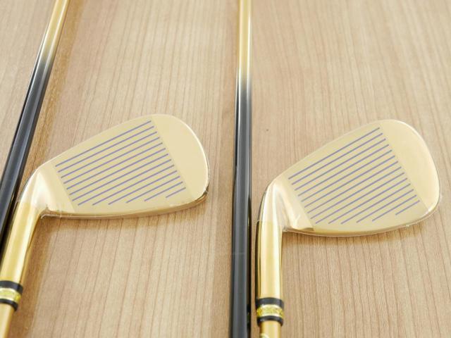 Iron set : Other Brand : **ของใหม่ ยังไม่แกะพลาสติก** ชุดเหล็ก Mutsumi Honma MH777 One Length (ใบใหญ่ ตีง่าย ไกล) มีเหล็ก 5-Pw (6 ชิ้น) ก้านกราไฟต์ Flex R