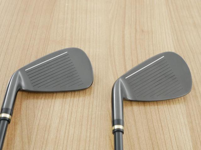 Iron set : Honma : ชุดเหล็ก Honma Beres 09 Forged Black (รุ่นล่าสุด ออกปี 2024 สวยมากๆ) มีเหล็ก 7-11,Aw,Sw (7 ชิ้น เทียบเท่า 6-Pw,Aw,Sw) ก้าน ARMRQ FX Flex R