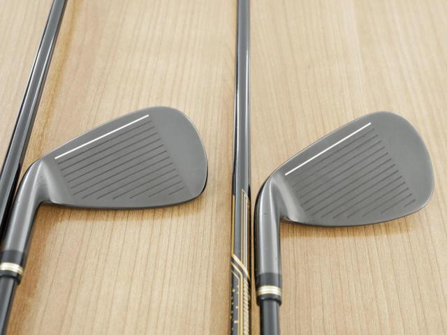 Iron set : Honma : ชุดเหล็ก Honma Beres 09 Forged Black (รุ่นล่าสุด ออกปี 2024 สวยมากๆ) มีเหล็ก 7-11,Aw,Sw (7 ชิ้น เทียบเท่า 6-Pw,Aw,Sw) ก้าน ARMRQ FX Flex R