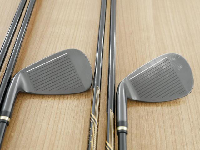 Iron set : Honma : ชุดเหล็ก Honma Beres 09 Forged Black (รุ่นล่าสุด ออกปี 2024 สวยมากๆ) มีเหล็ก 7-11,Aw,Sw (7 ชิ้น เทียบเท่า 6-Pw,Aw,Sw) ก้าน ARMRQ FX Flex R