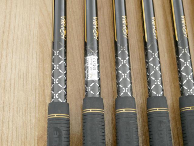 Iron set : Honma : ชุดเหล็ก Honma Beres 09 Forged Black (รุ่นล่าสุด ออกปี 2024 สวยมากๆ) มีเหล็ก 7-11,Aw,Sw (7 ชิ้น เทียบเท่า 6-Pw,Aw,Sw) ก้าน ARMRQ FX Flex R