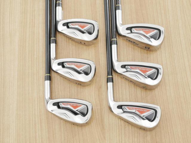 Iron set : Honma : ชุดเหล็ก Honma AMAZING Spec II (หน้าเด้ง โกงองศาสุดๆ ไกลที่สุด) มีเหล็ก 6-11 (6 ชิ้น ระยะเทียบเท่า 5-Pw) ก้าน AMAZING SPEC Feather & Feather FLex R