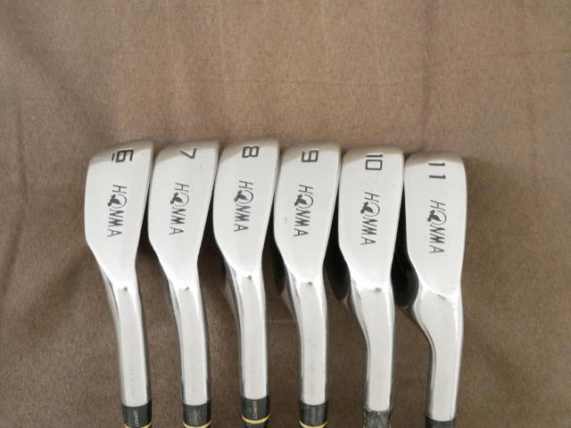 Iron set : Honma : ชุดเหล็ก Honma AMAZING Spec II (หน้าเด้ง โกงองศาสุดๆ ไกลที่สุด) มีเหล็ก 6-11 (6 ชิ้น ระยะเทียบเท่า 5-Pw) ก้าน AMAZING SPEC Feather & Feather FLex R