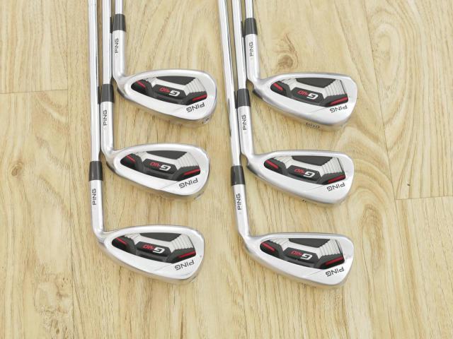 Iron set : Ping : ชุดเหล็ก Ping G410 (รุ่นปี 2019 Japan Spec. ใบใหญ่ ง่าย ไกล) มีเหล็ก 6-Pw,Aw (6 ชิ้น) ก้านเหล็ก Dynamic Gold S200