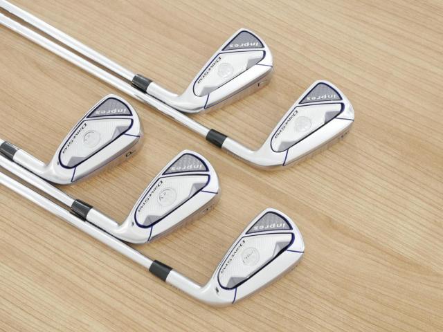 Iron set : Yamaha : ชุดเหล็ก Yamaha Inpres DriveStar (ออกปี 2023 ตีไกลที่สุด ไกลกว่าเหล็กทั่วไป 2 เบอร์ หน้าเด้งมากๆ) มีเหล็ก 6-Pw (5 ชิ้น) ก้านเหล็ก NS Pro 850 Neo Flex S