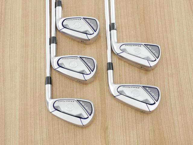 Iron set : Yamaha : ชุดเหล็ก Yamaha Inpres DriveStar (ออกปี 2023 ตีไกลที่สุด ไกลกว่าเหล็กทั่วไป 2 เบอร์ หน้าเด้งมากๆ) มีเหล็ก 6-Pw (5 ชิ้น) ก้านเหล็ก NS Pro 850 Neo Flex S