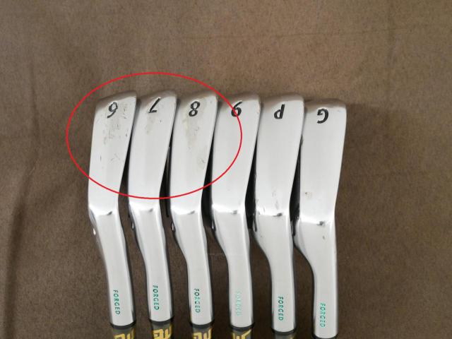 Iron set : Miura : **มีตำหนิ** ชุดเหล็ก Miura CB-302 Forged (ออกปี 2023 นุ่มมากๆๆ) มีเหล็ก 6-Pw,Aw (6 ชิ้น) สุดยอดก้าน Waccine Compo GR350 Flex R