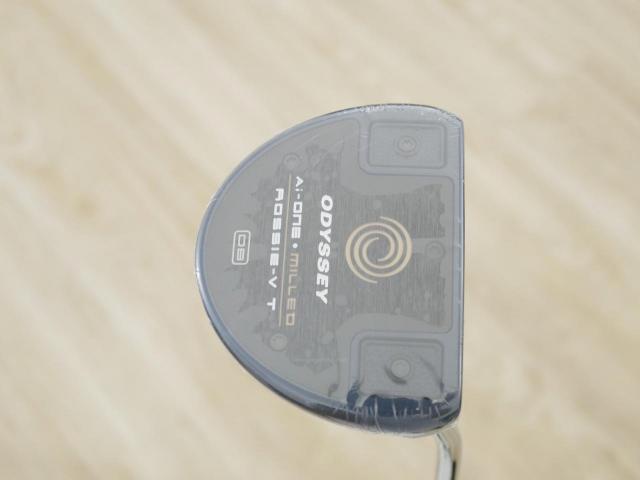 Putter : All : **ของใหม่ ยังไม่แกะพลาสติก** พัตเตอร์ Odyssey Ai-ONE Milled ROSSIE-V T DB (รุ่นท็อป ออกปี 2024) ก้าน Stroke LAB 90 ยาว 34 นิ้ว