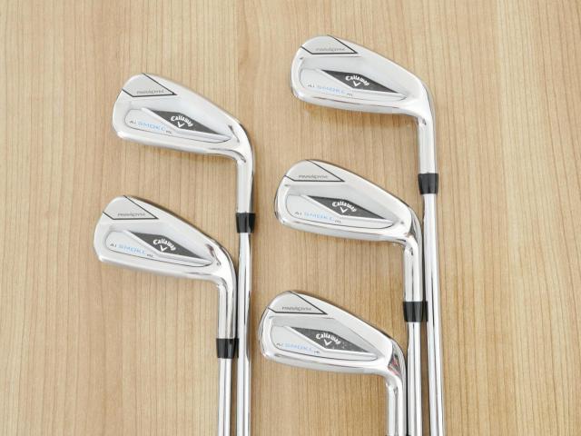 Iron set : Callaway : ชุดเหล็ก Callaway Paradym Ai Smoke HL (ออกปี 2024 ตีง่ายมาก ไกล Japan Spec.) มีเหล็ก 6-Pw (5 ชิ้น) ก้านเหล็ก NS Pro ZELOS 7 Flex R