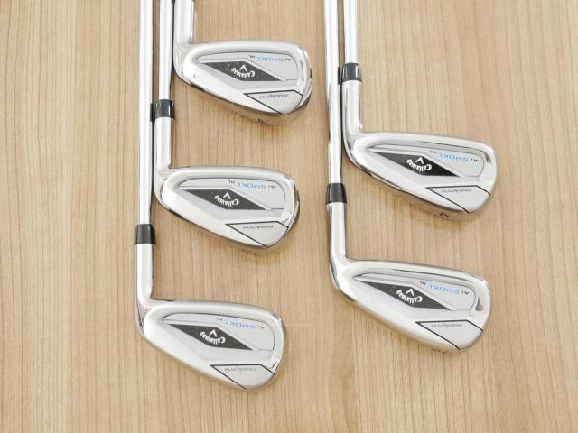 Iron set : Callaway : ชุดเหล็ก Callaway Paradym Ai Smoke HL (ออกปี 2024 ตีง่ายมาก ไกล Japan Spec.) มีเหล็ก 6-Pw (5 ชิ้น) ก้านเหล็ก NS Pro ZELOS 7 Flex R