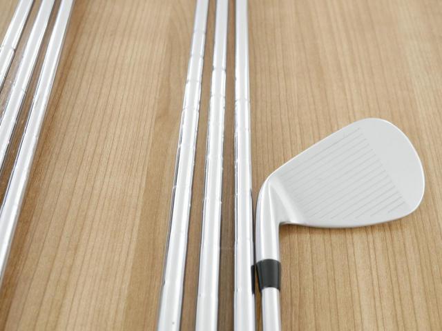 Iron set : PRGR : ชุดเหล็กกระเทย PRGR NEW Egg Forged (รุ่นปี 2020 ตีง่ายและไกลมากๆ เด้งสุดๆ COR 0.82) มีเหล็ก 5-Pw,Aw (7 ชิ้น) ก้านเหล็ก NS Pro Modus 105 Flex S