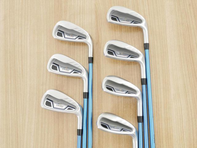 Iron set : Katana : ชุดเหล็ก Katana Sword Izu Max VX (หน้าเด้ง) มีเหล็ก 6-Pw,Aw,Sw (7 ชิ้น) ก้านกราไฟต์ Fujikura Speeder 589 Flex SR