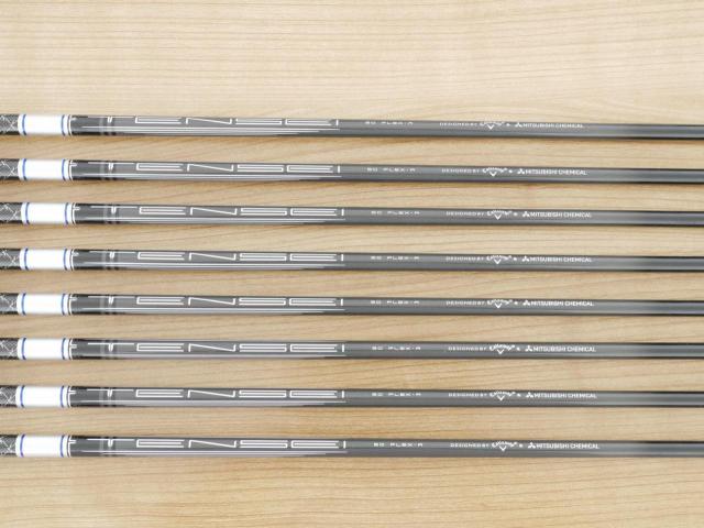 Iron set : Callaway : ชุดเหล็ก Callaway Paradym Ai Smoke HL (ออกปี 2024 ตีง่ายมาก ไกล Japan Spec.) มีเหล็ก 6-Pw,Aw,Gw,Sw (8 ชิ้น) ก้านกราไฟต์ Mitsubishi TENSEI 50 Flex R